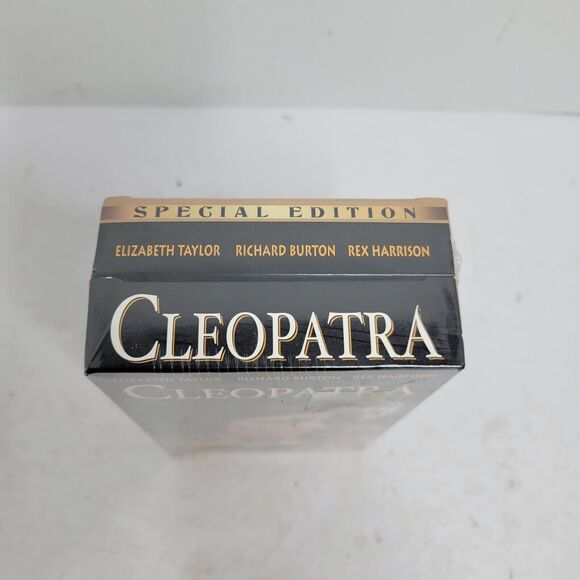 Vtg Cleopatra VHS 1963 Full Screen 2-tape New Sealed Special Edition Movie Film - Picture 5 of 6